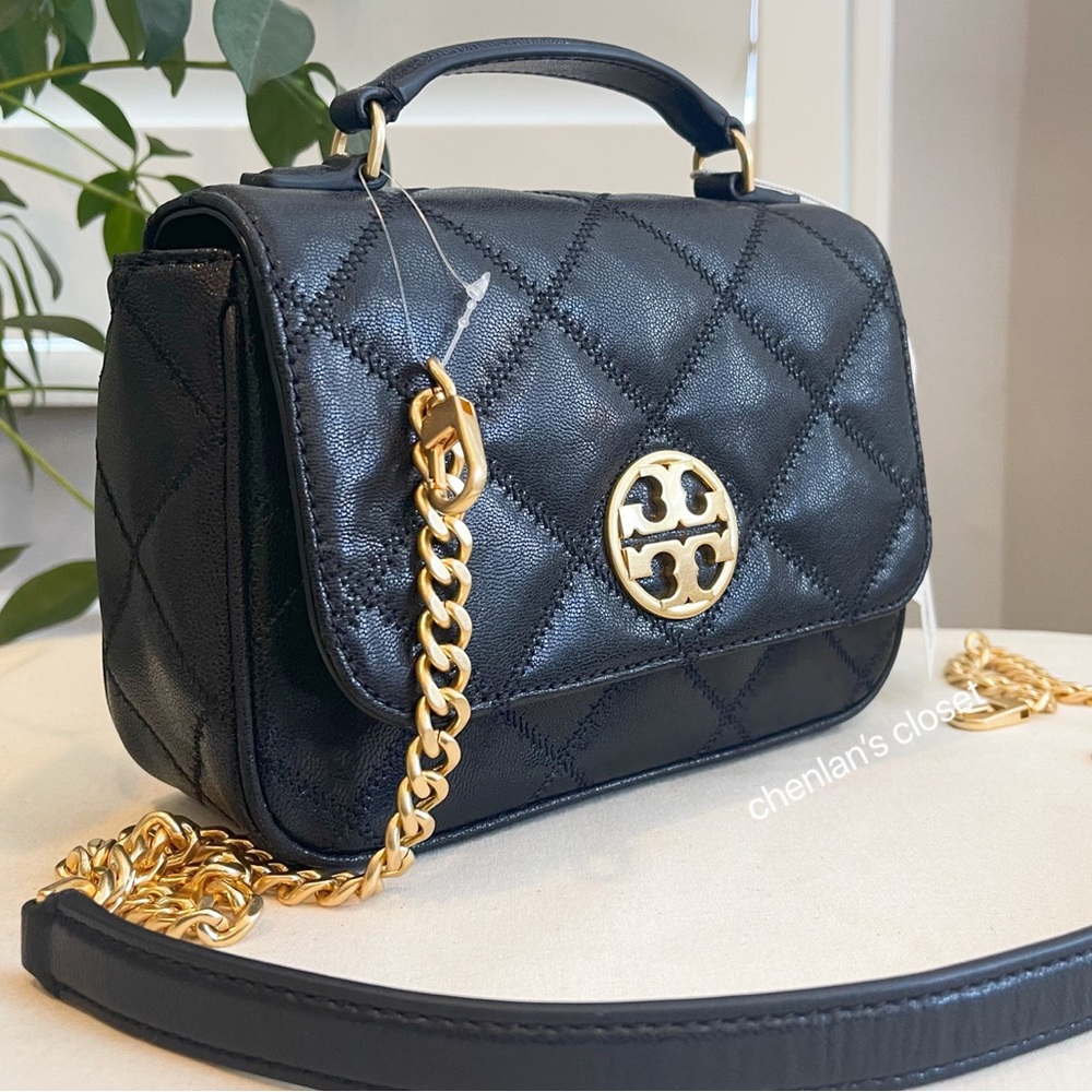 🎄🎀NeW! Tory Burch Willa Mini Top Handle Bag - Picture 5 of 12